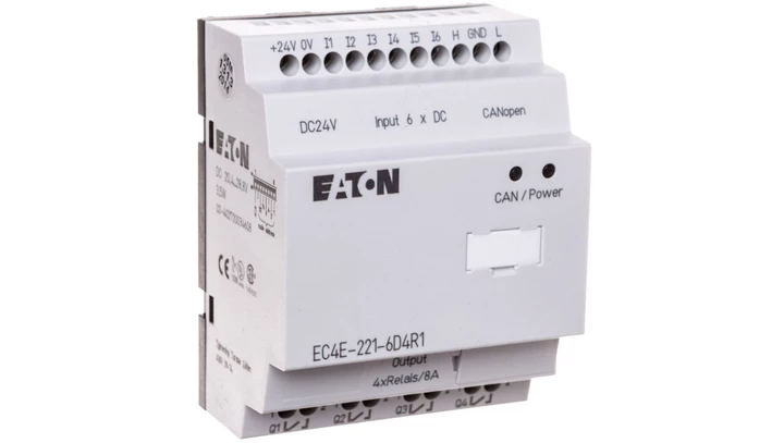 Moduł rozszerzenia CANopen 6 wejść cyfrowych 4 wyjścia przekaźnikowe EC4E-221-6D4R1 114296