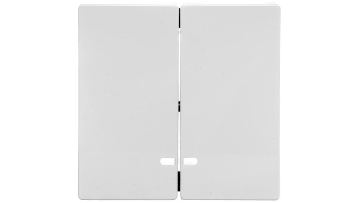 Merten System M Klawisz podwójny z podświetleniem biały MTN3420-0325