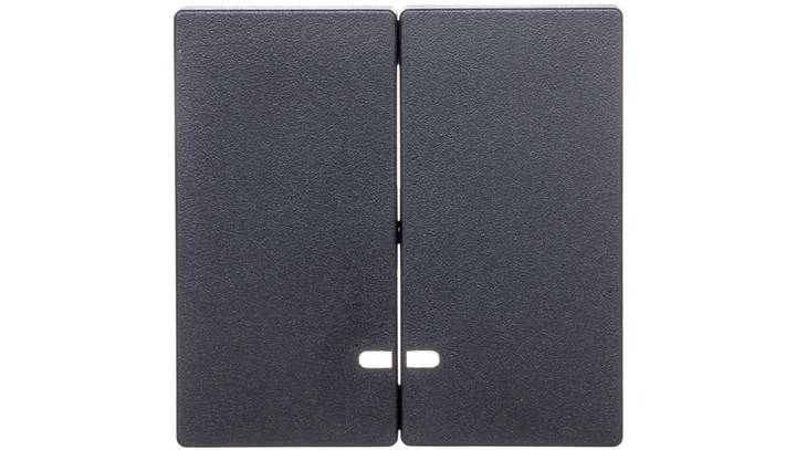 Merten System M Klawisz podwójny z podświetleniem antracyt MTN3420-0414