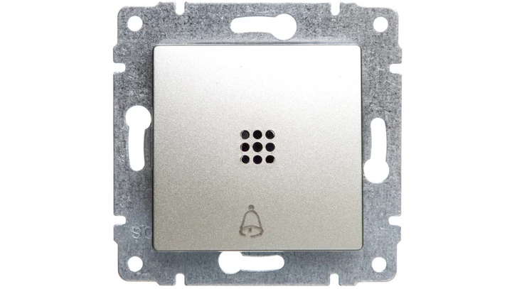 VENA Przycisk /dzwonek/ z podświetleniem satyna 525014