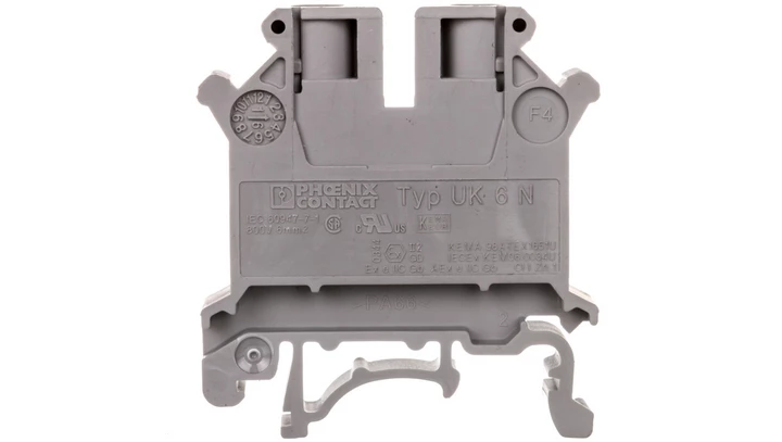 Złączka szynowa 2-przewodowa 0,2-10mm2 szara UK 6 N 3004524