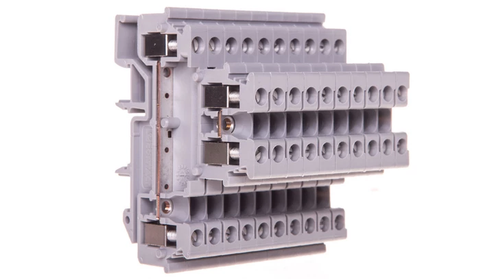 Złączka przelotowa 2,5mm2 szara MBKKB 2,5 1414064