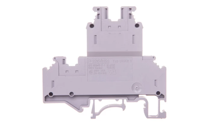 Złączka przelotowa 2-poziomowa 4mm2 szara UKKB 5 2771146 /50szt./