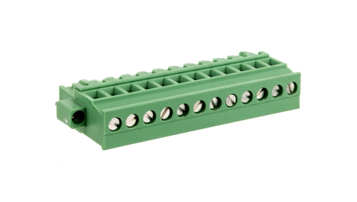 Wtyk śrubowy do płytek drukowanych 12P zielony MVSTBR 2,5/12-STF-5,08 1835193 /50szt./