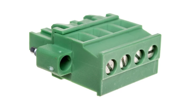 Wtyk śrubowy do płytek drukowanych 4P zielony MVSTBR 2,5/ 4-STF-5,08 1835119 /50szt./