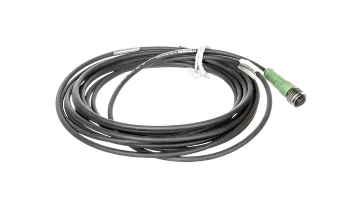 Przewód przyłączeniowy 5 m z gniazdem prostym 3P M8 złącze żeńskie-SAC-3P-5,0-PUR/M12FS