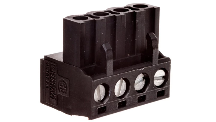 Wtyk śrubowy do płytek drukowanych 4P czarny MSTBT 2,5/ 4-ST BK 1893313 /100szt./