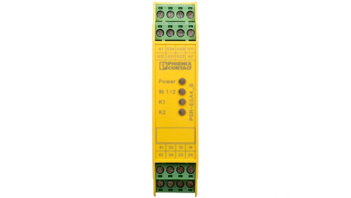 Przekaźnik bezpieczeństwa 24V AC/DC, do SIL 3, kat. 4 PLe, do zatrz. awaryjnego i drzwi bezpieczeństwa