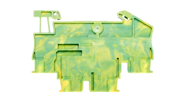 Złączka szynowa ochronna 2-piętrowa 0,14-4mm2 zielono-żółta Ex PTTB 2,5-PE 3210596 /50szt./