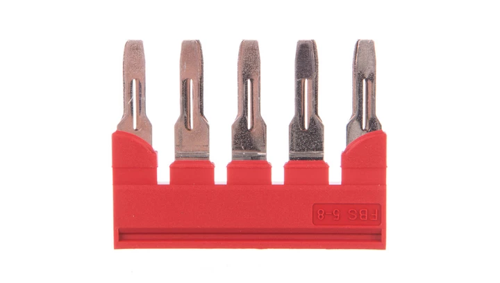 Mostek wtykany 5-torowy czerwony FBS 5-8 3030310 /25szt./