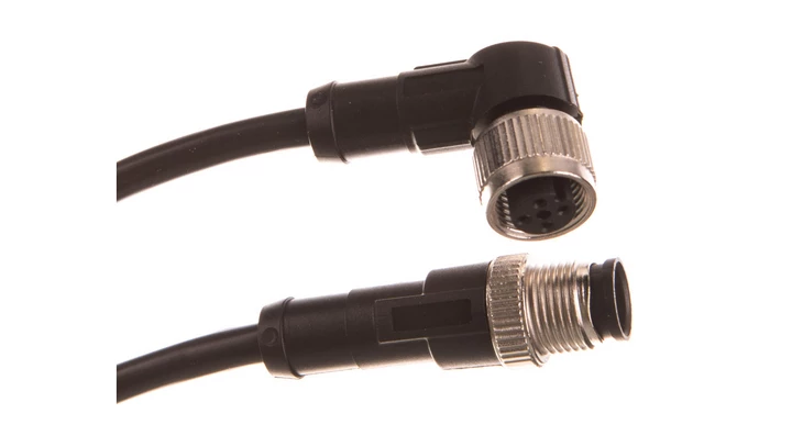 Przewód połączeniowy 10m /wtyczka M12-gniazdo kątowe M12/ FIELDBUS AB-C4-M12MS-10,0PVC-M12FA 22260833