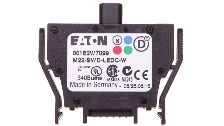 Zestaw świetlny z diodą LED biała 30V DC montaż czołowy SmartWire-DT 115997