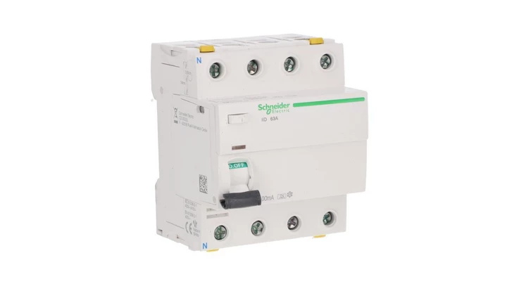 Wyłącznik różnicowoprądowy IID 4p 63A 100mA typ A A9Z22463