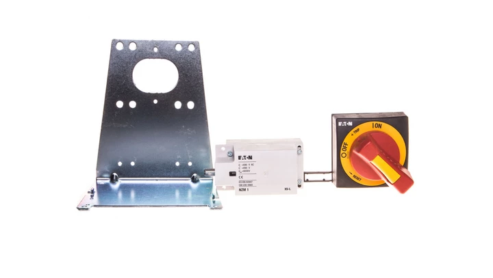 Napęd drzwiowy boczny lewa strona czerwono-żółty NZM1-XSRM-L 266671