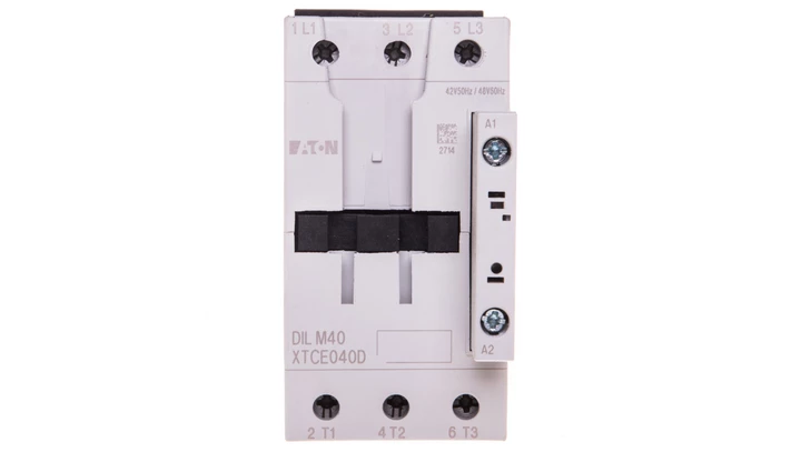 Stycznik mocy 40A 3P 42V AC 0Z 0R DILM40(42V50HZ,48V60HZ) 277762