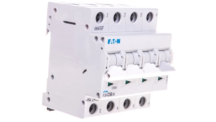 Wyłącznik nadprądowy 3P+N C 50A 10kA AC PLSM-C50/3N-MW 242548
