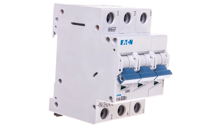 Wyłącznik nadprądowy 3P D 20A 10kA AC PLSM-D20/3-MW 242498