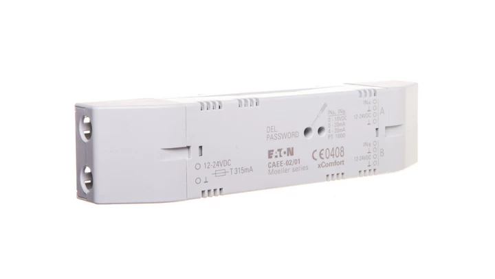 xComfort Nadajnik z wejściami analogowymi 0-10VDC, 0-20mA, 4-20mA, PT1000 CAEE-02/01 112240