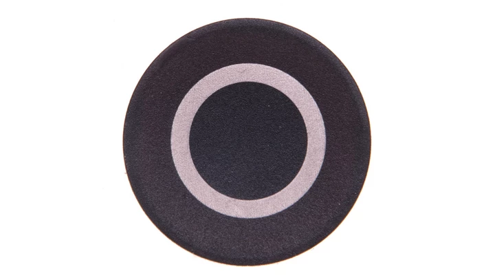 Wkładka przycisku 22mm płaska czarna z opisem O M22-XD-S-X0 218154