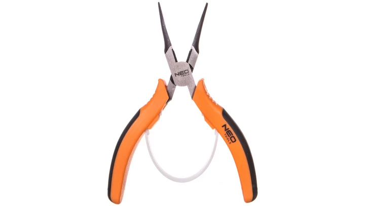 Szczypce precyzyjne wydłużone wygięte 140mm 01-103