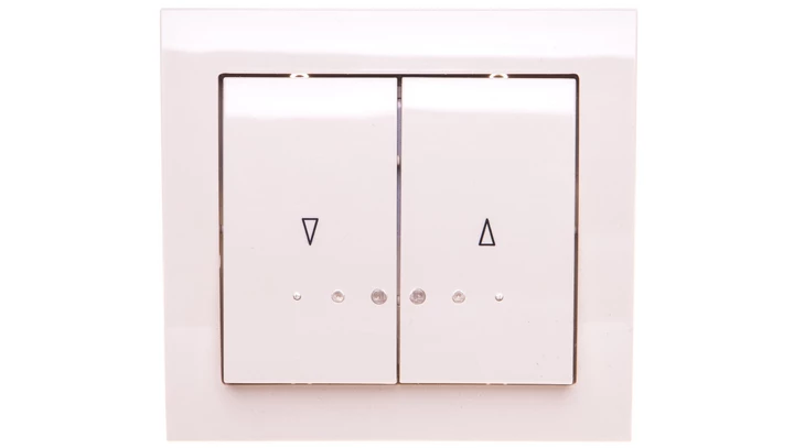 KIER Łącznik żaluzjowy z podświetleniem beżowy ŁP-7WS/01