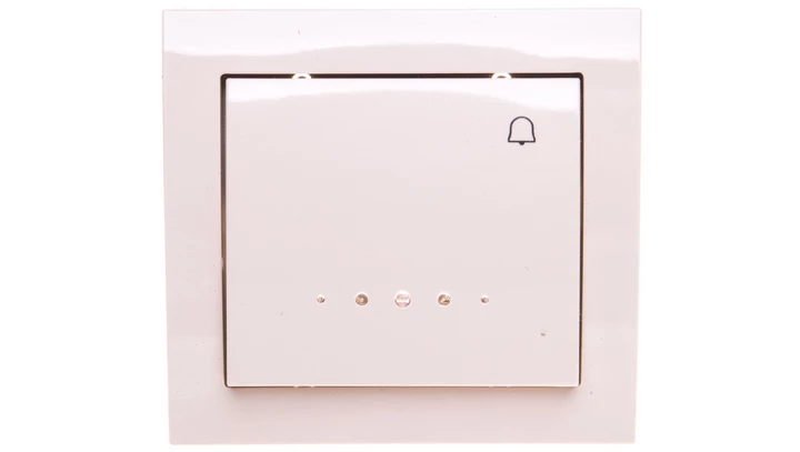 KIER Przycisk /dzwonek/ z podświetleniem beżowy ŁP-6WS/01