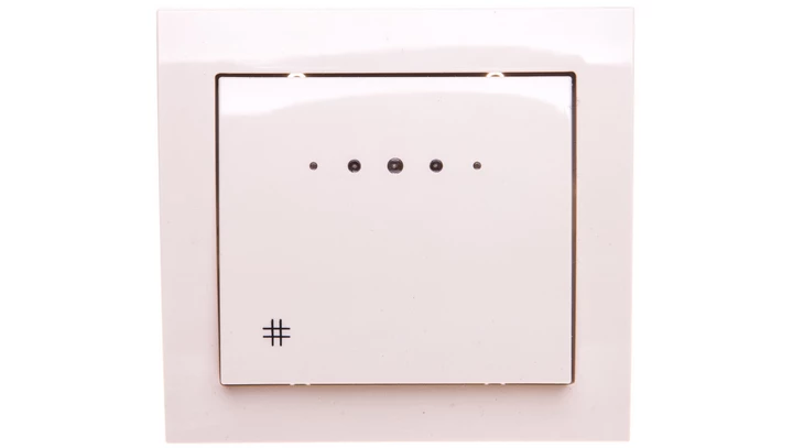 KIER Łącznik krzyżowy z podświetleniem beżowy ŁP-4WS/01