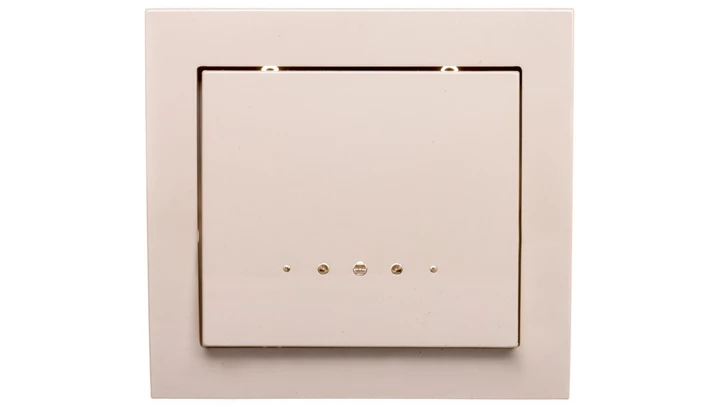 KIER Łącznik pojedynczy z podświetleniem beżowy ŁP-1WS/01