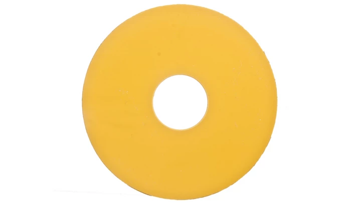 Tabliczka opisowa żółta okrągła SR-GE 063264