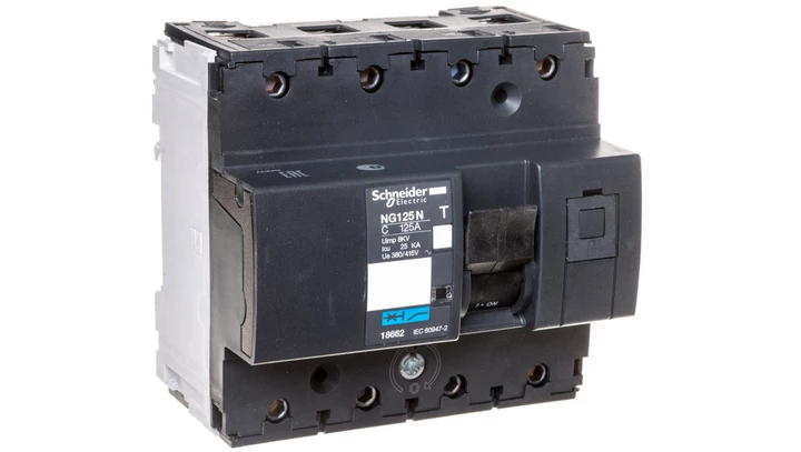 Wyłącznik nadprądowy 4P C 125A 25kA AC NG125N 18662