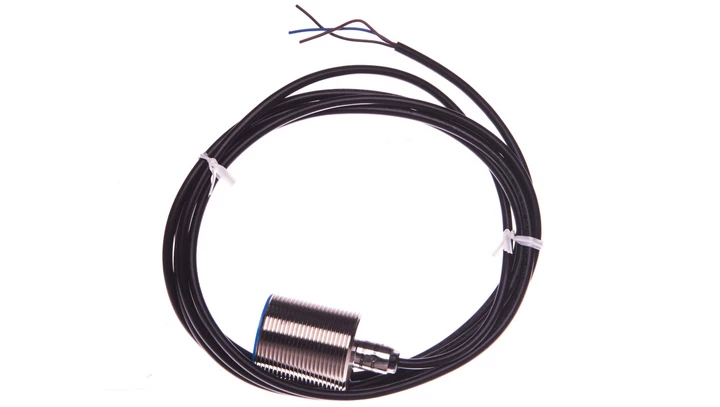 Czujnik indukcyjny M30 10mm zakryty 10-30V DC PNP 1Z przewód 3-żyły 2m 0,5kHz 56mm IME30-10BPSZW2K 1040999