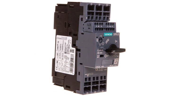 Wyłącznik silnikowy 3P 7,5kW 13-20A 1Z 1R S0 zaciski sprężynowe 3RV2021-4BA25