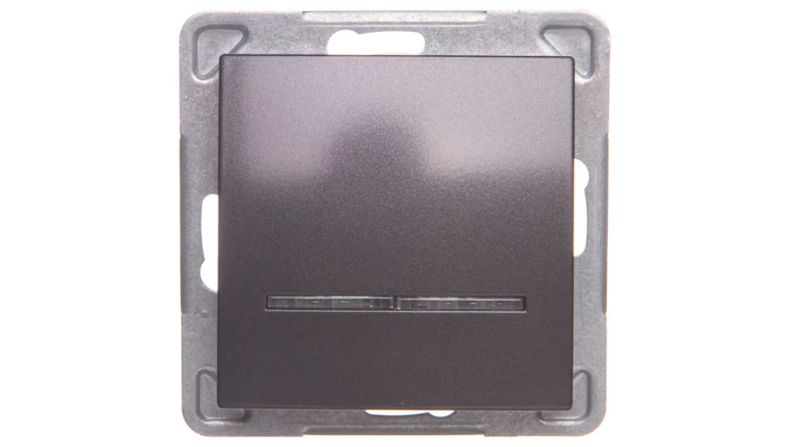 IMPRESJA Łącznik kontrolny z podświetleniem antracyt ŁP-12YS/m/50