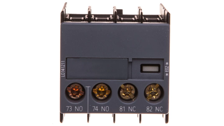 Styki pomocnicze 1Z 1R montaż czołowy S00 do S3 przył śrubowe od dołu SIRIUS 3RH2911-1MA11