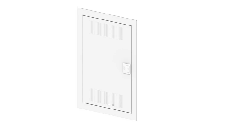 Drzwi do rozdzielni 2/28 MULTIMEDIA metalowe z ramą kompletne MSF 2000-12