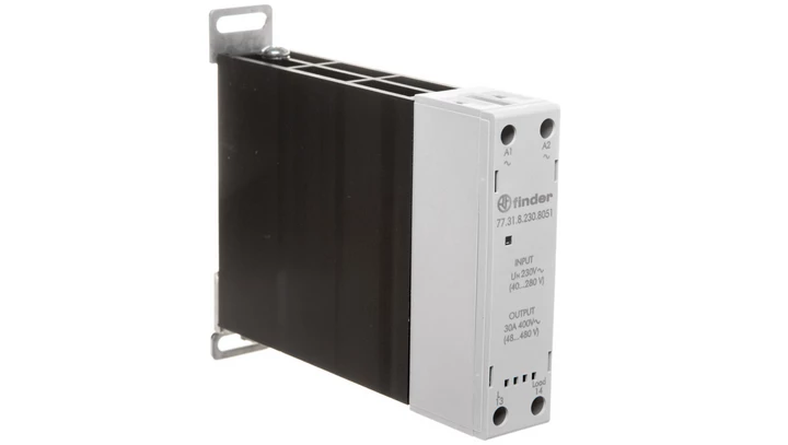 Modułowy przekaźnik SSR na szynę DIN 1Z 30A 60-440V AC, załączanie natychmiastowe, sterowanie 230V AC 77.31.8.230.8051