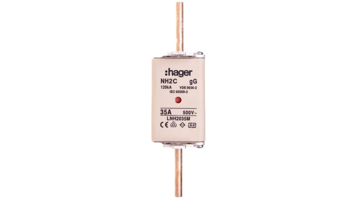 Wkładka bezpiecznikowa NH2C 35A 500V gG LNH2035M