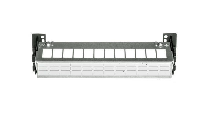 Złącze modułowe 12xRJ45 Keystone na szynę FZ12MK