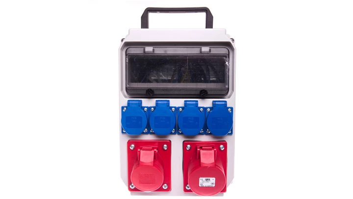 Rozdzielnica stacjonarna HEL 1x32A/4P+1x16A/4P+4x16AGS230V 9012605W