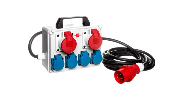 Rozdzielnica budowalana kompaktowa BKV 2/4 T IP44 2xCEE 400V/16A + 4x230/16A 1153654