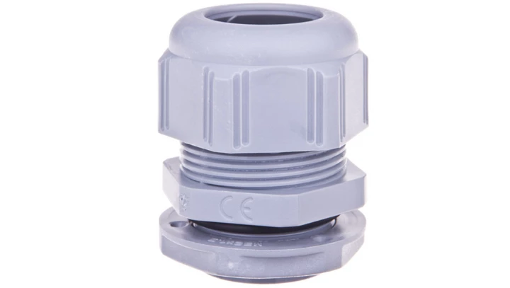 Dławnica kablowa poliamidowa M32 IP68 jasnoszara ISO-32 098006