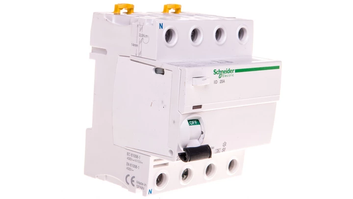 Wyłącznik różnicowoprądowy 4P 25A 0,03A typ A-SI iID A9R61425