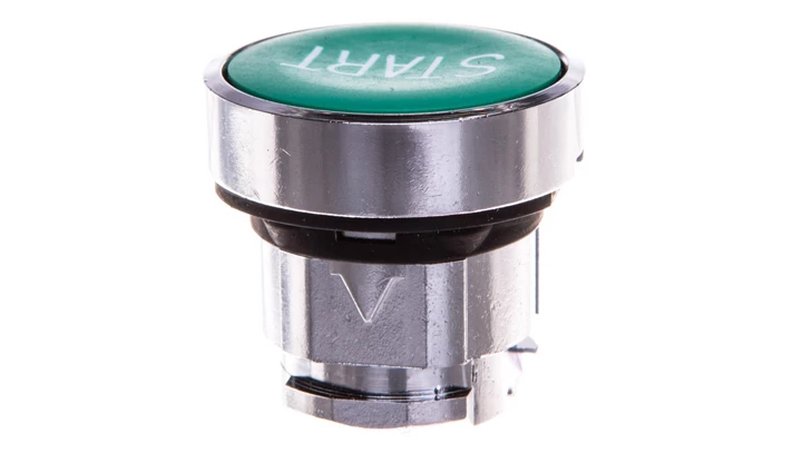 Napęd przycisku zielony /START/ bez podświetlenia z samopowrotem ZB4BA333