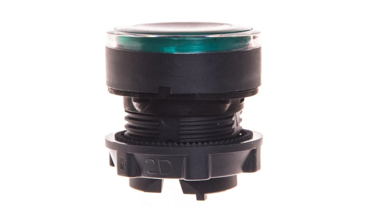 Napęd przycisku zielony z podświetleniem z samopowrotem ZB5AW933