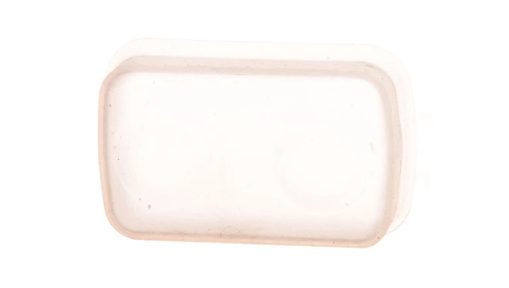 Okapturzenie przycisku o podwójnej główce fi22 mm przezroczyste ZBA708