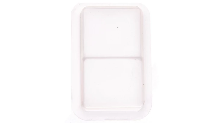 Okapturzenie przycisku o podwójnej główce fi22 mm przezroczyste ZBW008A