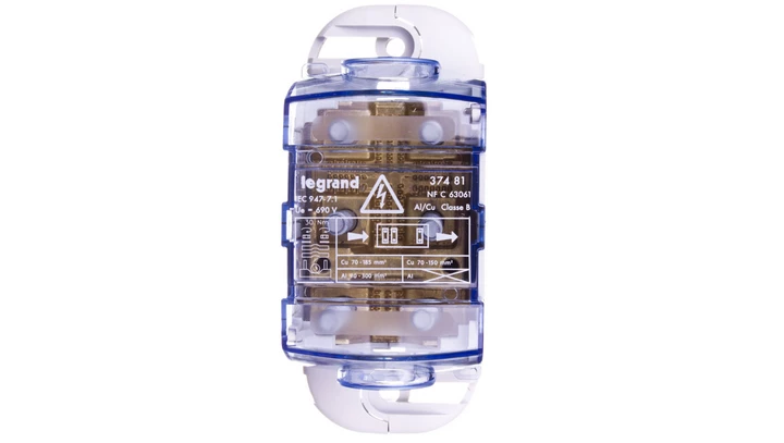 Blok rozdzielczy przelotowy 300 mm2 Al, 185 mm2 Cu 037481