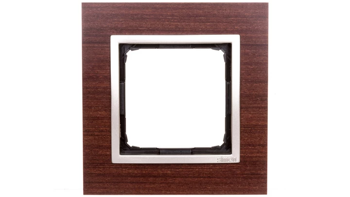 Simon 54 Nature Ramka pojedyncza drewno ZŁOTY ORZECH DRN1/86