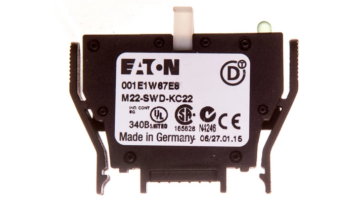 Styk pomocniczy 2P montaż czołowy SmartWire-DT 115996