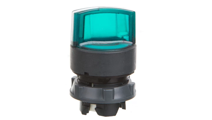 Napęd przełącznika 2 położeniowy zielony z podświetleniem z samopowrotem ZB5AK1433